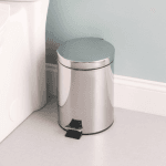5L - Stainless Steel Hydraulic Pedal Dustbin