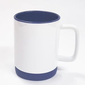 SUBLIMATION MUG - SILICON BASE - DARK BLUE