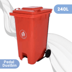 240L Plastic Industrial Pedal dustbin