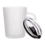 FROSTED SUBLIMATION MUG WITH LID