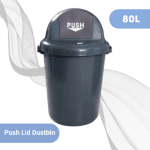 80L Push Lid Dustbin