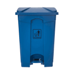 70L - Blue Plastic Dustbin