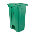 70L - Green Plastic Dustbin