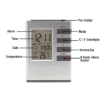 Digital Clock with Pen Holder