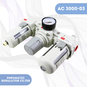 Pneumatic Air Filter Regulator Lubricator FRL 3/8″ AC3000-03