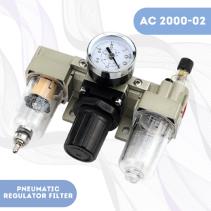 Pneumatic Air Regulator Filter FRL 1/4″ AC2000-02