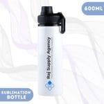 600ml White Sublimation Bottle