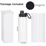600ml White Sublimation Bottle
