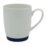 Bone China Mug with Dark Blue Lid