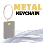 Metal Keychain - Yellow