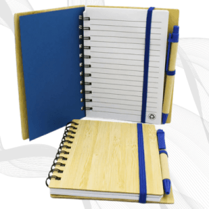Blue Wooden Diary