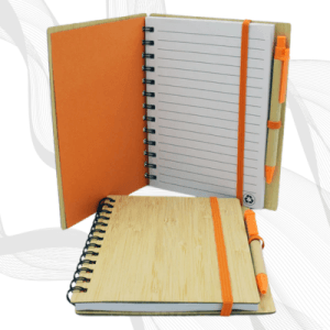 Orange Wooden Diary