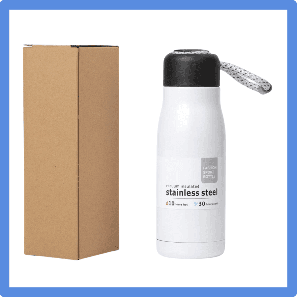 WHITE - 500 Ml SS Hot n Cold Bottle