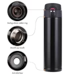 Stainless Steel Black Bottle - UN 122