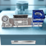 Crystal Pen Holder Desk
