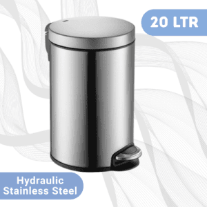 20L Hydraulic Stainless Steel Dustbin