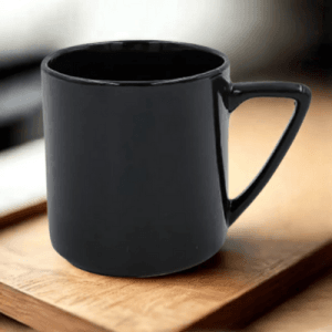Black Ceramic Mug