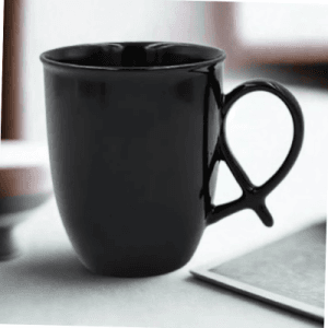 Black Ceramic Mug - 913