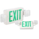 Exit Sign With Double Sided Beam Light