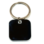 Metal Keychain - White