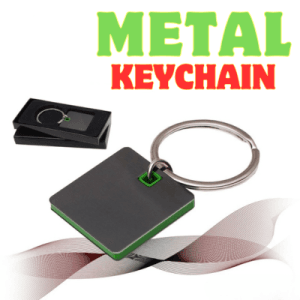 Metal Keychain - Green