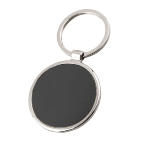 Round Metal Keychain