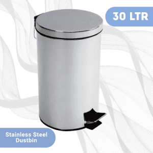 Stainless Steel Pedal Dustbin - 30 Litre