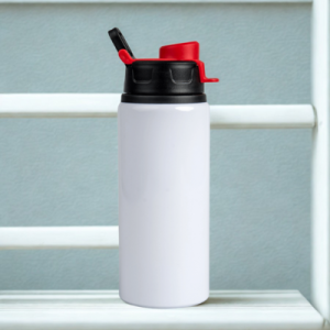 White Aluminum Bottle 600ml