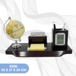 Executive Wooden Desk Organizer