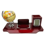 Executive Wooden Desk Organizer