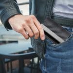 Modernistic Leather Card Holder