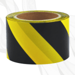 Black And Yellow Non Adhesive Tape